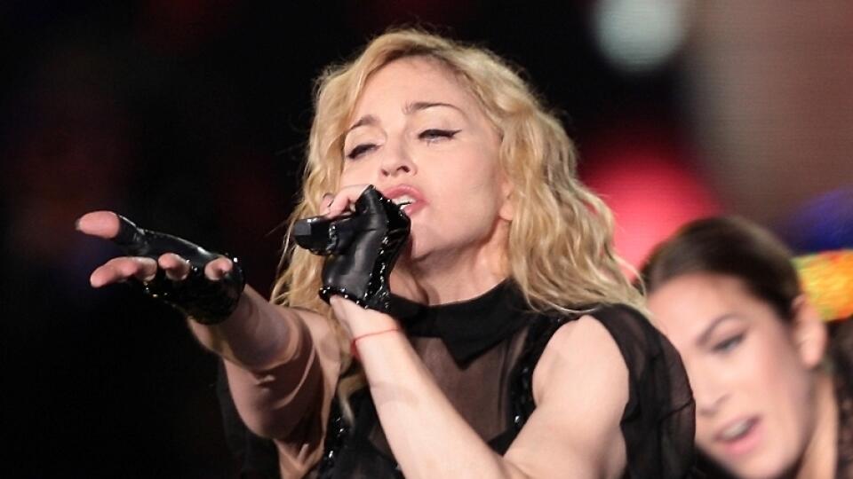 Speváčka Madonna.