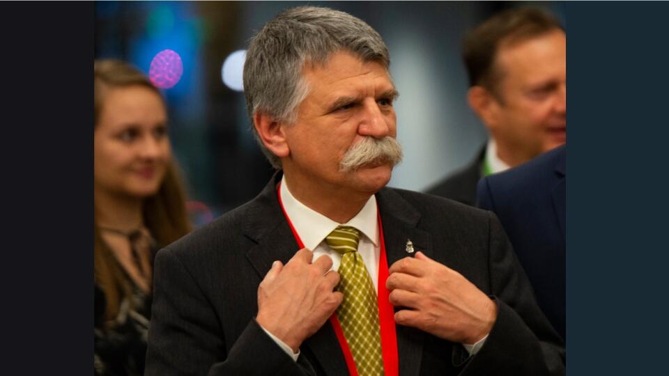 Predseda maďarského parlamentu László Kövér