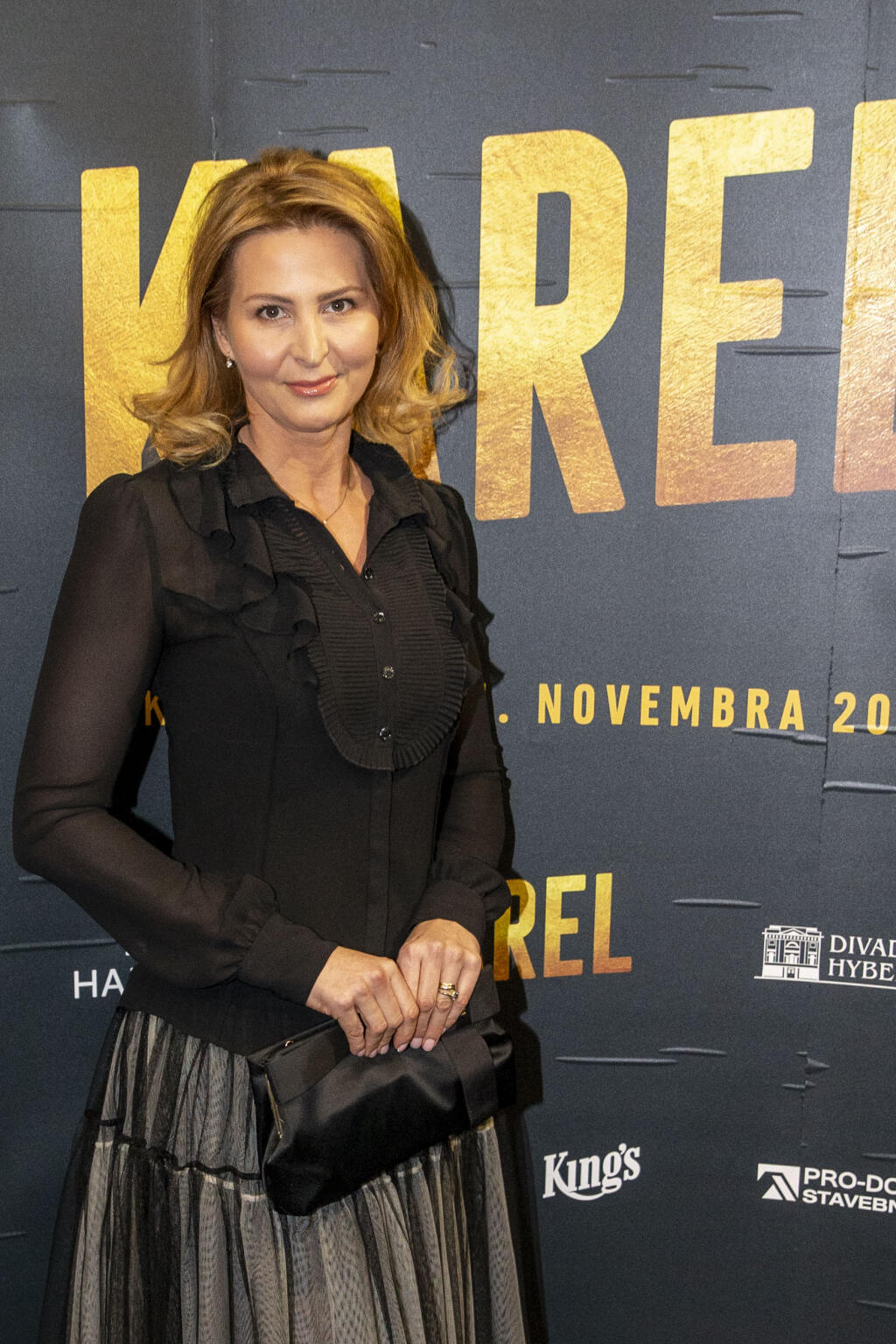 Na snímke je Ivana Gottová na premiére filmu Karel.