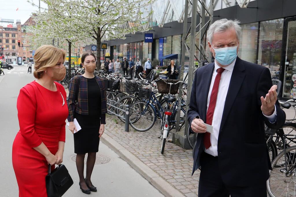 Zuzana Čaputová počas návštevy Dánska.