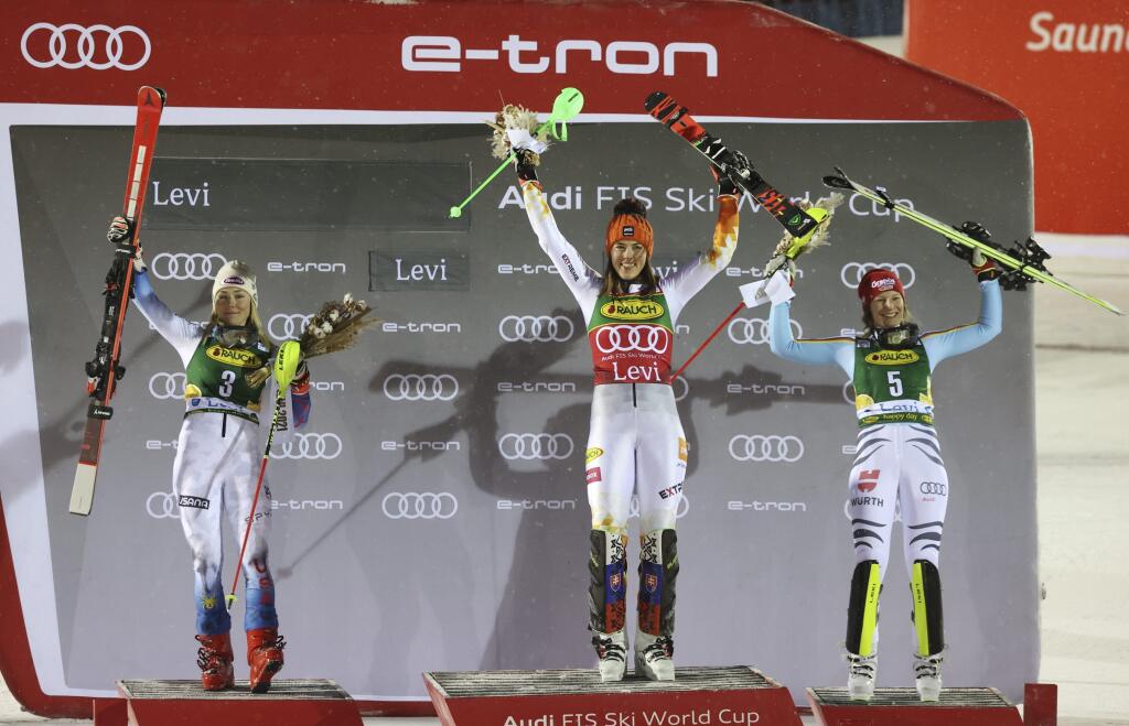 Petra Vlhová vyhrala slalom v Levi.