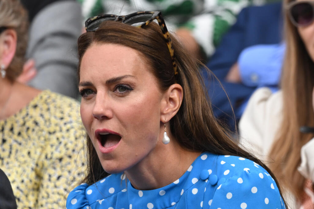 Vojvodkyňa Kate nie je typ fanúšika, ktorý zápasy sleduje potichu a bez emócií. Aj počas štvrťfinále Wimbledonu strúhala jednu grimasu za druhou a zápasy poriadne prežívala.