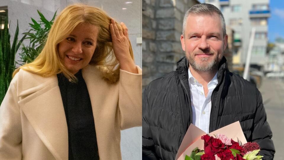 Prezidentka Zuzana Čaputová (vľavo), ako aj predseda Hlasu Peter Pellegrini (vpravo) poďakovali svojim maminám ku Dňu matiek.