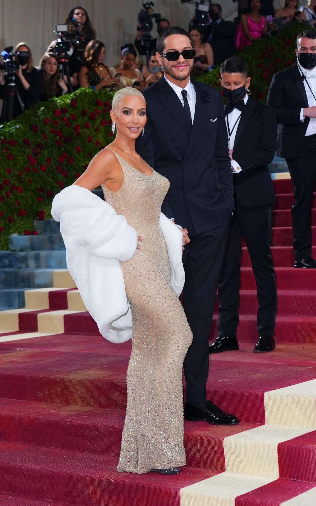 Kim Kardashian robil doprovod jej nový partner, komik a herec Pete Davidson.