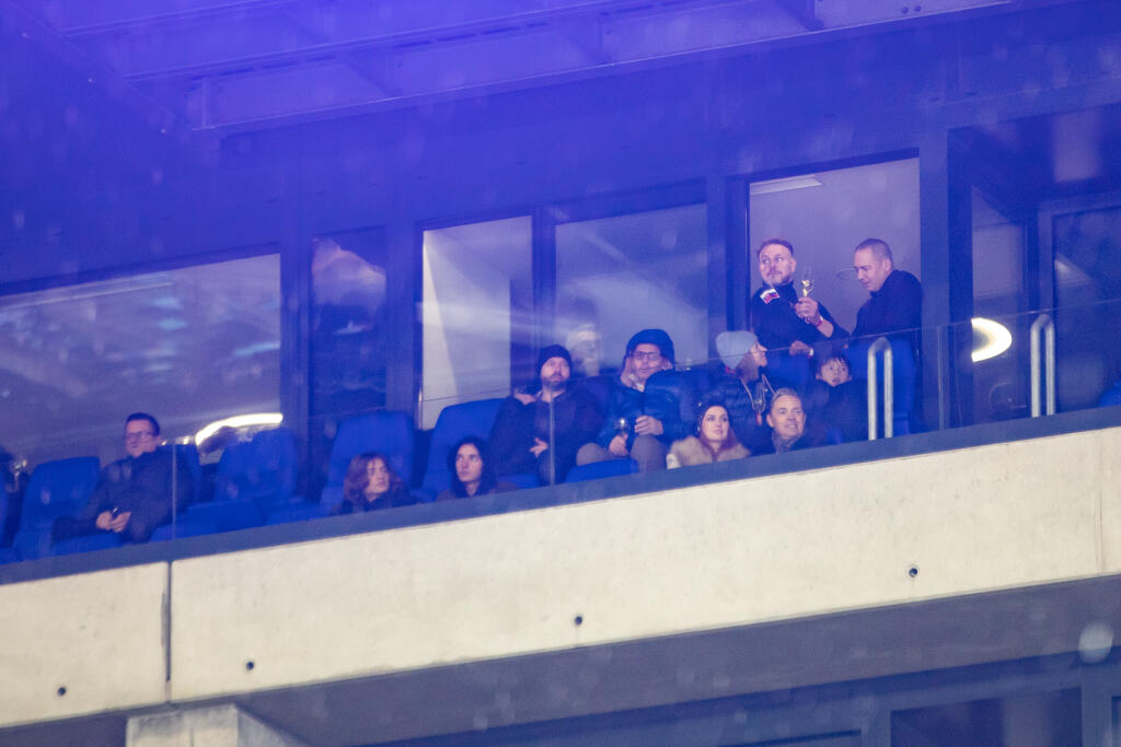 Hokejový zápas medzi HC Slovan a Košice (Winter games)