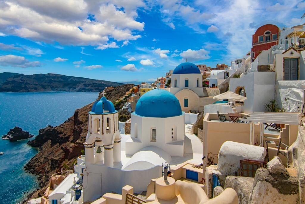GREECE'S Magnificent tourist island Santorini