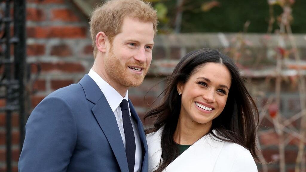 LONDON, ENGLAND - NOVEMBER 27: Prince Harry and actress Meghan Markle during an official photocall to announce their engagement at The Sunken Gardens at Kensington Palace on November 27, 2017 in London, England. Prince Harry and Meghan Markle have been a couple officially since November 2016 and are due to marry in Spring 2018. (Photo by Chris Jackson/Chris Jackson/Getty Images)