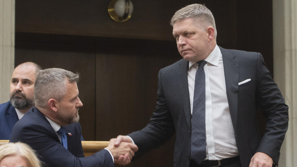 Peter Pellegrini a Robert Fico