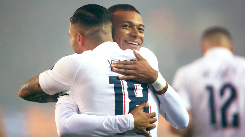 Mauro Icardi a Kylian Mbappe.