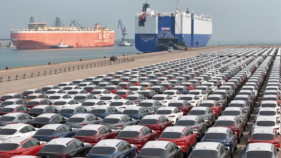 Vehicle Expor From Yantai Port