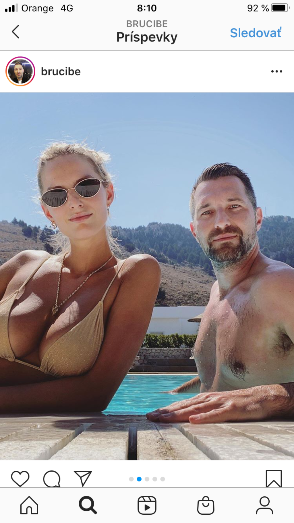 Na dovolenke bola s Brunom aj modelka Michaela Kocianová.