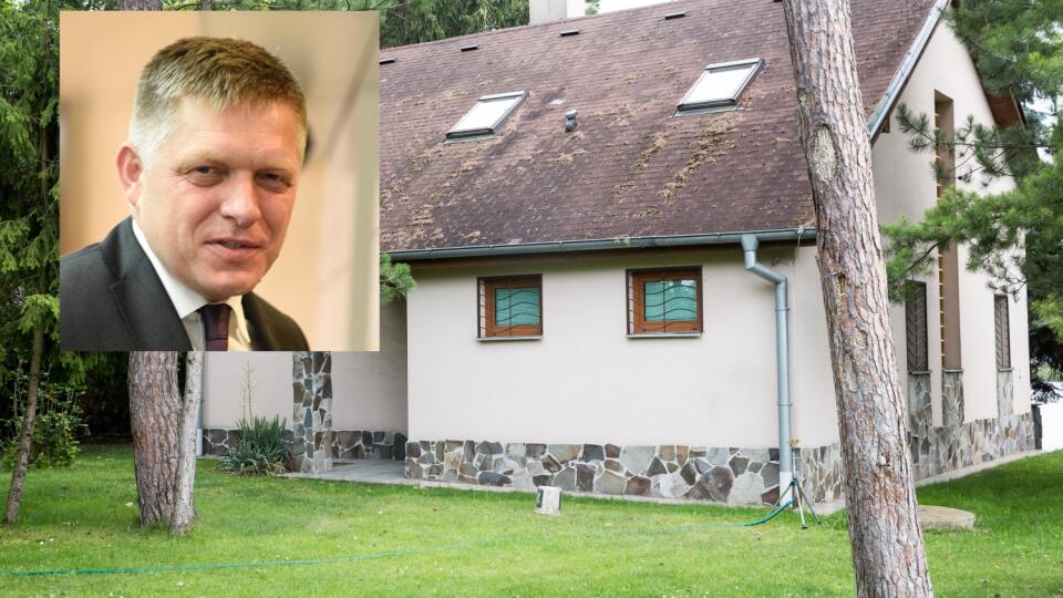 Skromný prístrešok: Chata trojnásobného premiéra Roberta Fica nežiari luxusom.