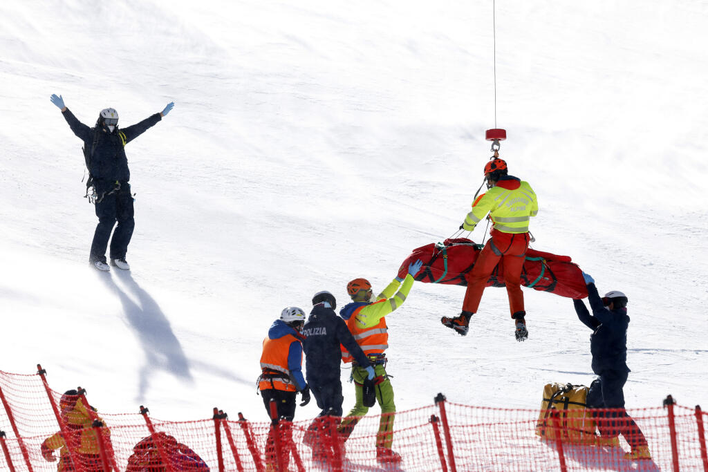 Vickhoff Lieová zažila vo Val di Fassa nepríjemný pád.