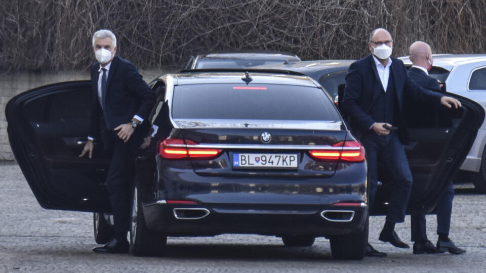 Branislav Gröhling predseda SaS Richard Sulík Ivan Korčok príchod Prezidentský palác