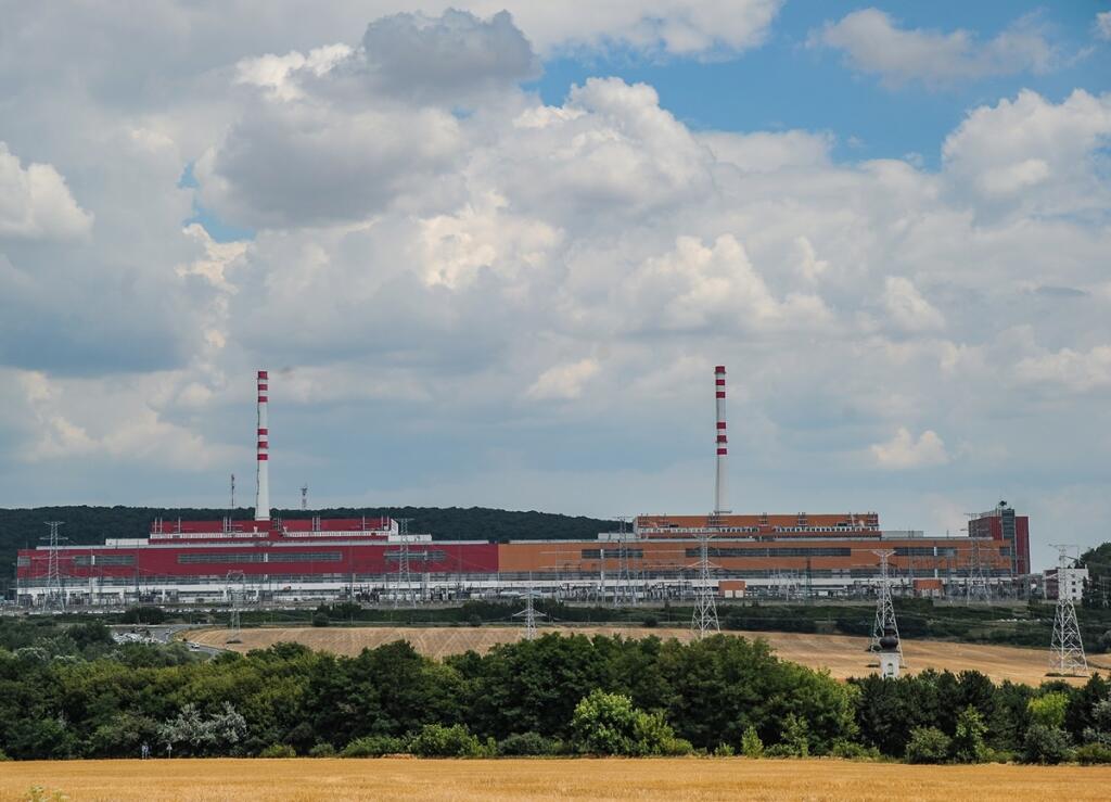 Pohľad na Atómové elektrárne v Mochovciach