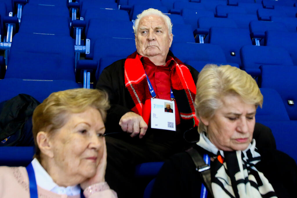 Na snimke byvaly Ceskoslovensky krasokorculiar, dvojnasobny majster Europy Karol Divin v hladisku pocas kratkeho programu muzov v ramci ISU Majstrovstiev Europy v krasokorculovani 2016.