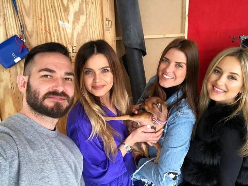 Backstage z fotenia s Lukášom Kimličkom.