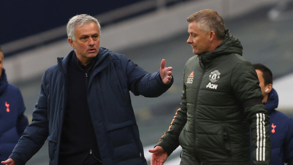 José Mourinho a Ole Gunnar Solskjaer.