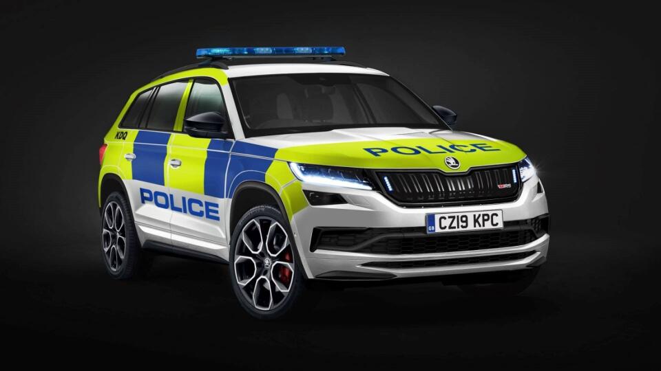 Škoda Kodiaq RS bude univerzálnym stíhacím vozidlom britskej polície