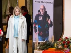 Vačková na pohrebe Marcela Nemca (+52): POSLEDNÉ želanie a slová, ktoré jej napísal pred smrťou