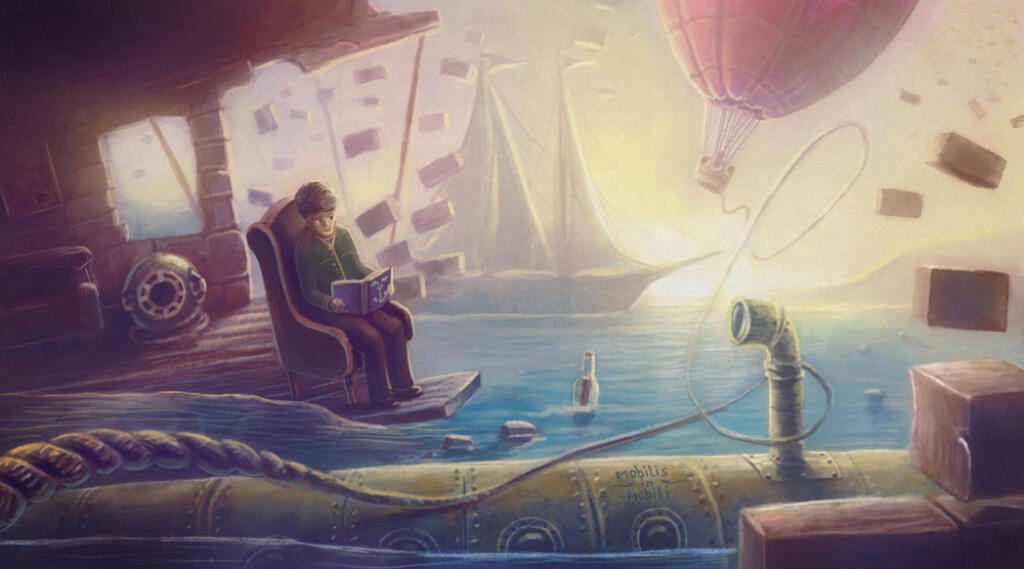 Jules,Verne,Books,Illustration