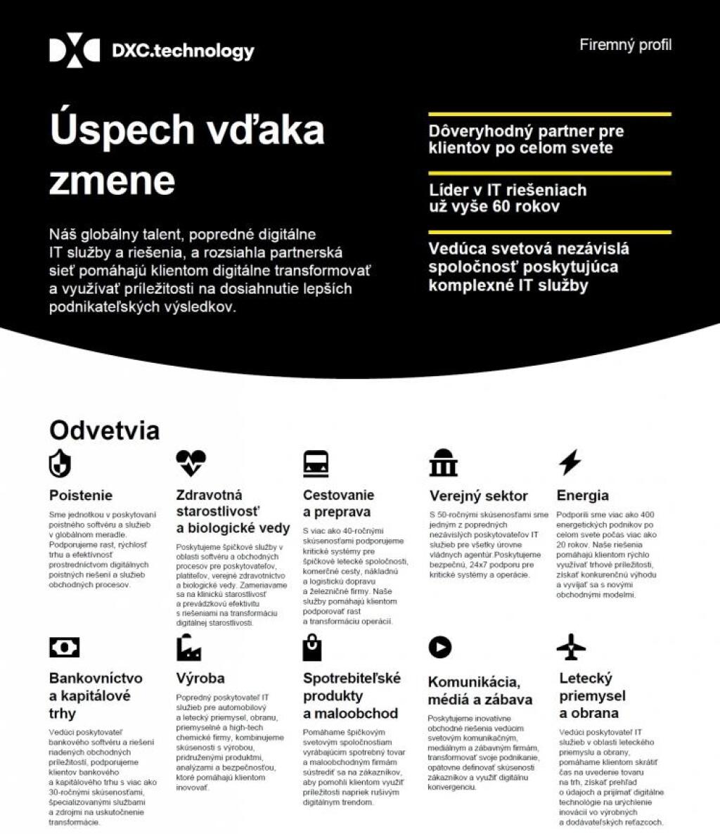 DXC Technology: Favorit na pozíciu lídra v digitálnych transformáciách