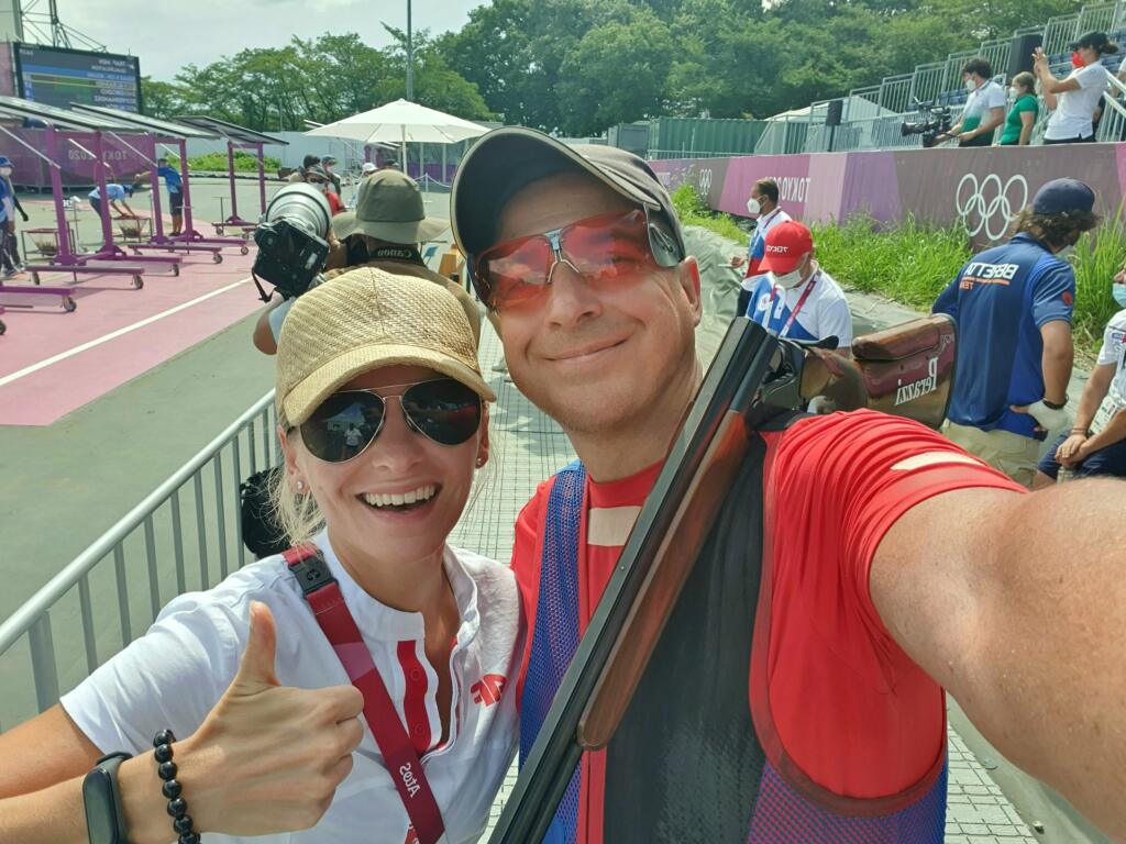 Erik Varga na olympiáde v Tokiu.