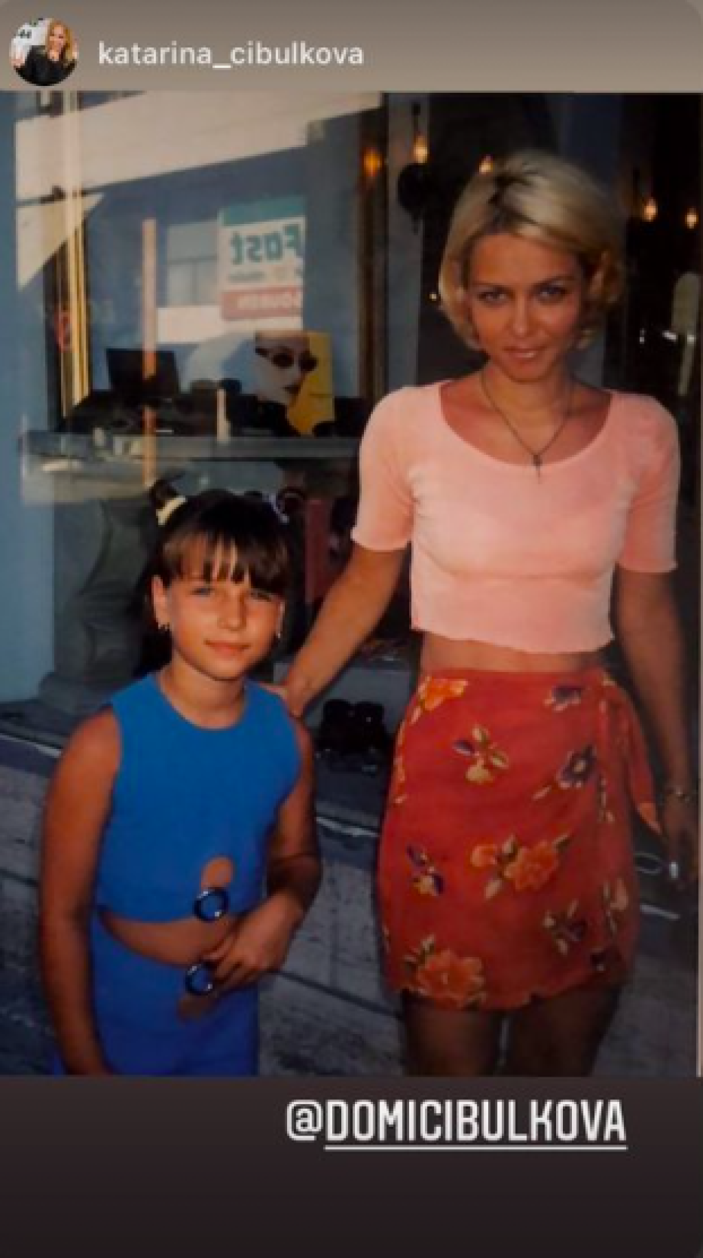 Katarína Cibulková s dcérkou.
