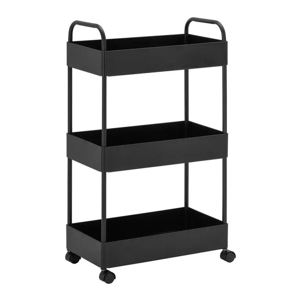 Regál Sandro čierny, www.moebelix.sk, 28,90 €