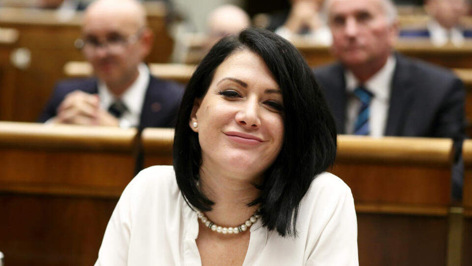 Na snímke zasadanie NRSR, prerokoval sa etický kódex, obliekanie a správanie poslancov.