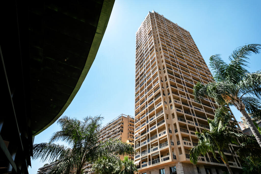 Na snímke je apartmánový dom Columbia Palace v Monaku, kde býva slovenský cyklista Peter Sagan a dánska profesionálna tenistka Caroline Wozniacka.