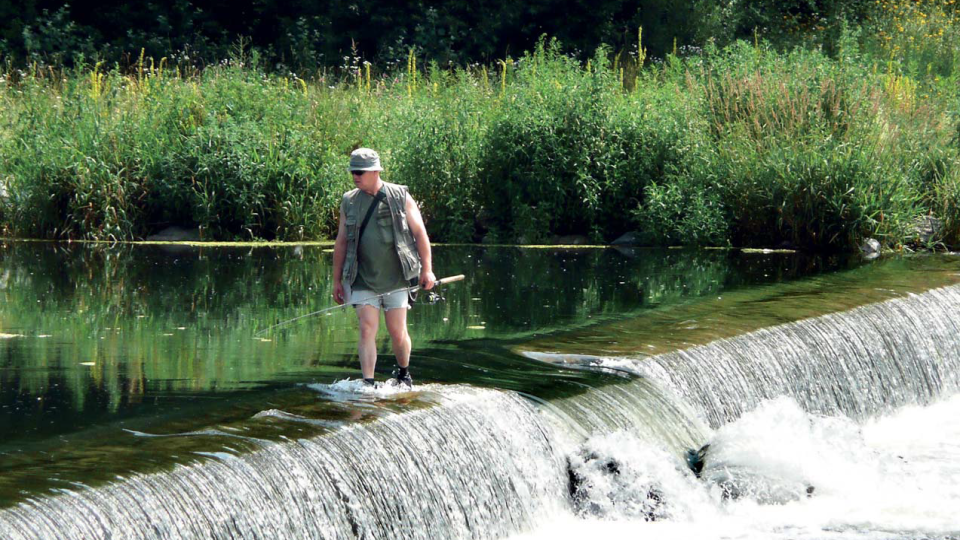 Pstruhom pod splavom sa podľa možností neukazujeme.