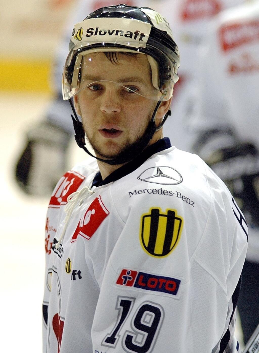 Útočník Slovana Bratislava Martin Hujsa (na snímke z 2. novembra 2007).
