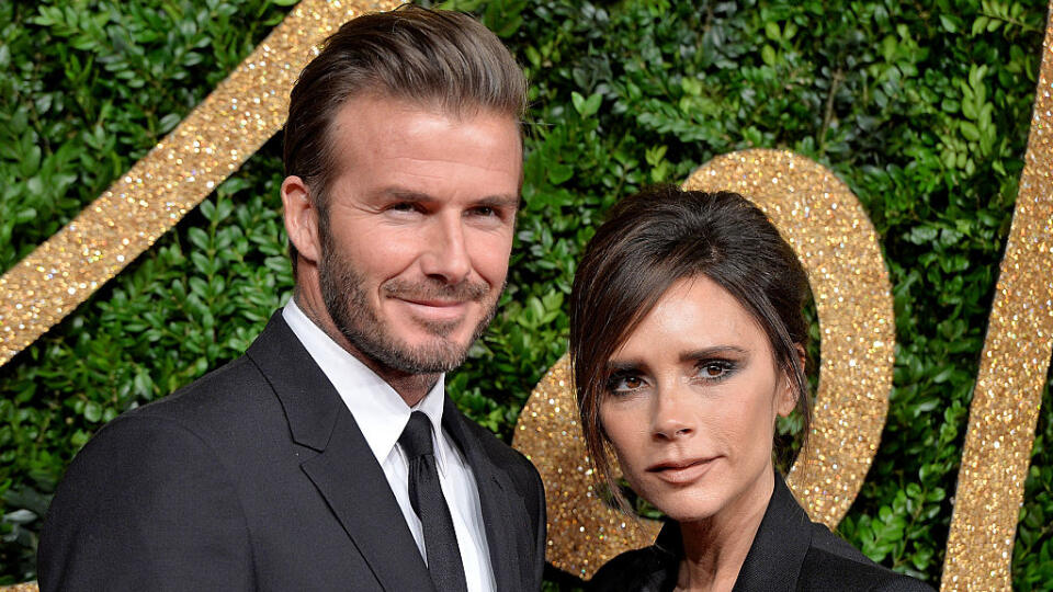 David Beckham s manželkou Victoriou.