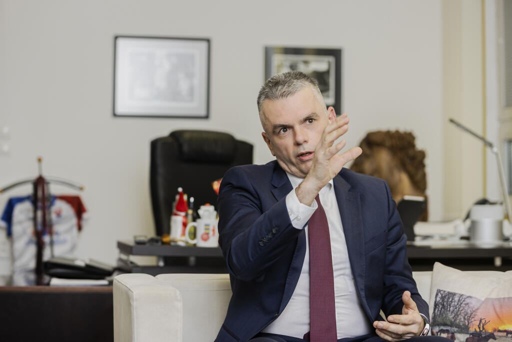 Na snímke Jaroslav Kmeť, slovenský manažér, odborník v oblasti informačných technológií a súčasný štátny tajomník Ministerstva dopravy a výstavby Slovenskej republiky.