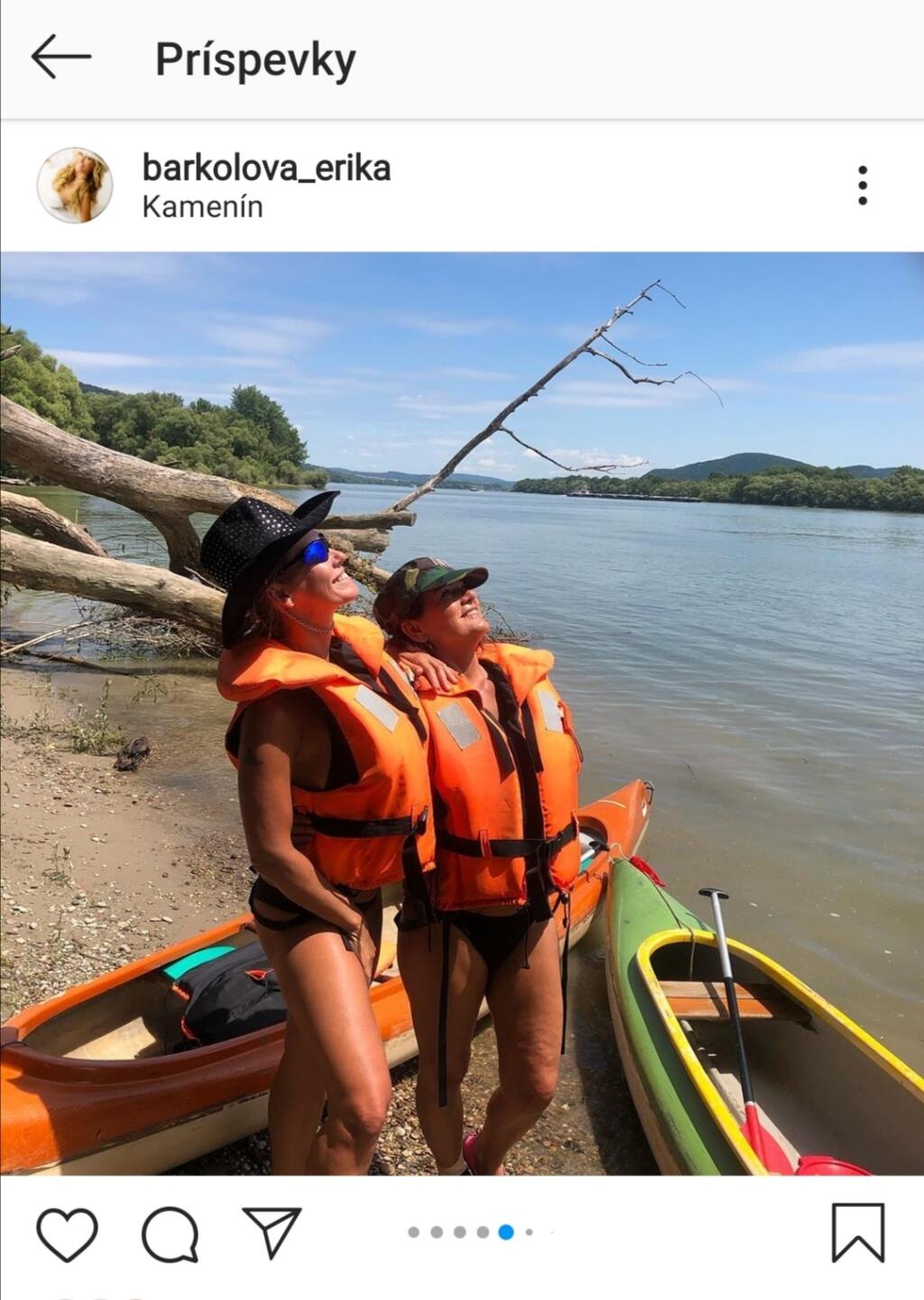 Erika s mamou si tento rok vyskúšali splav.