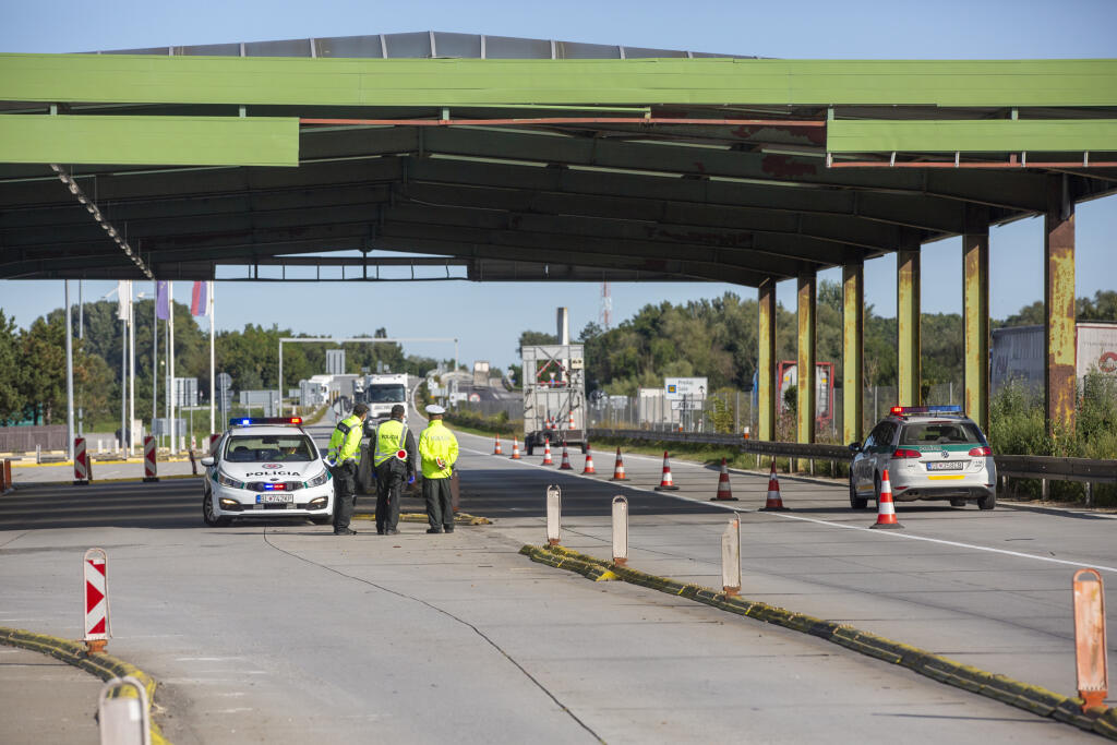 Kontrola na hranici s Českou republikou