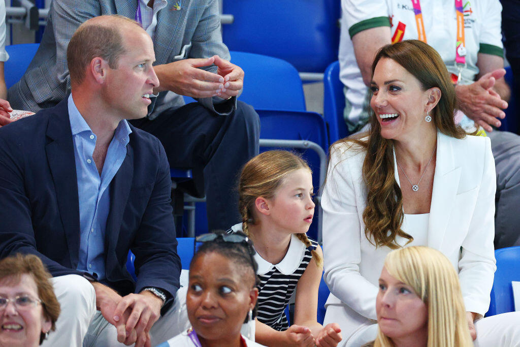 Princ William s manželkou Kate zobrali dcérku Charlotte na Hry Commonwealthu