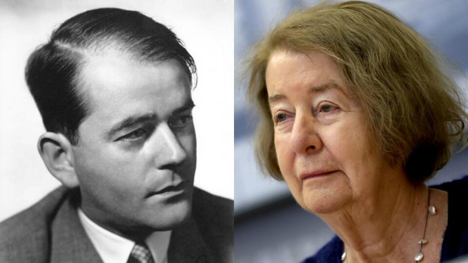 Albert Speer († 76) a jeho dcéra, Hilde Hilde Schramm (82).