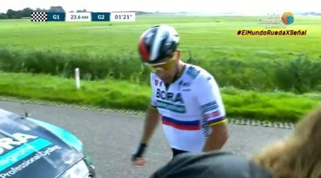 Peter Sagan od bolesti kričal a jeho dres mal niekoľko trhlín
