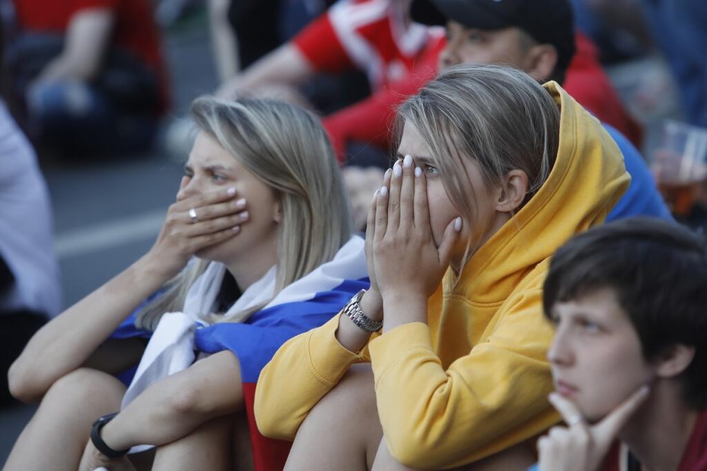 Tŕpli aj fanúšikovia vo fanzóne v Petrohrade, kde duel sledovali na veľkoplošnej obrazovke.