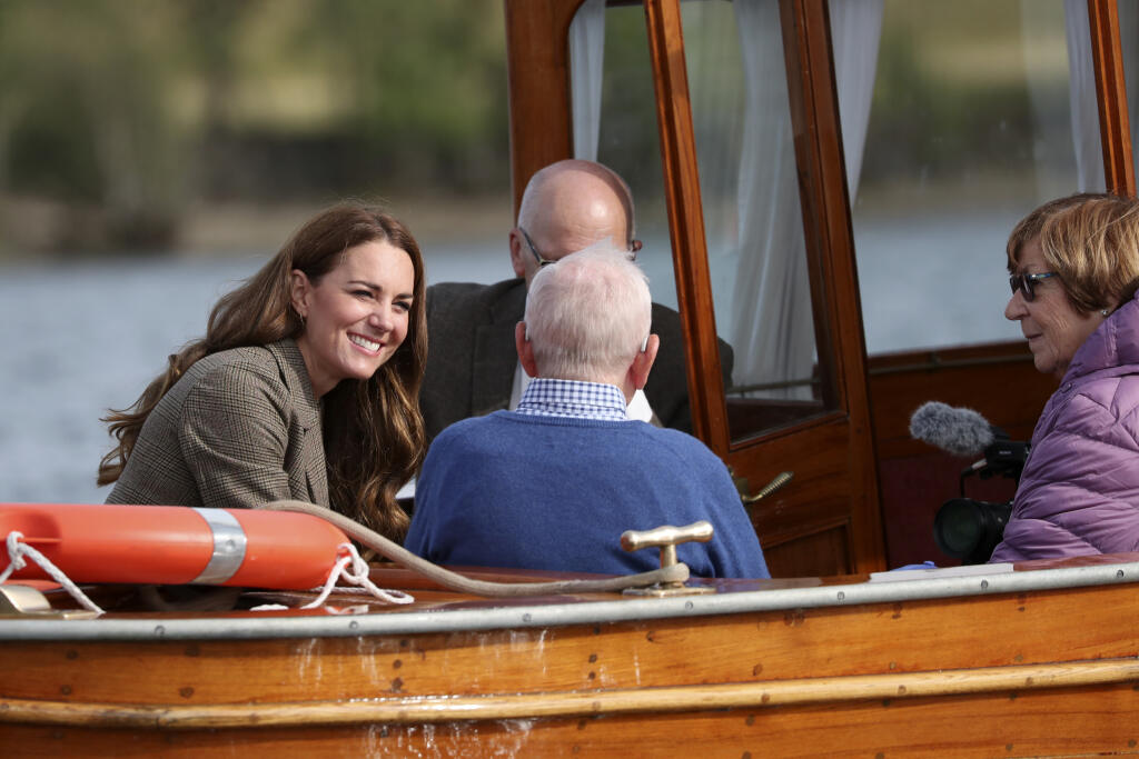 Kate Middleton na návšteve grófstva Cumbria.