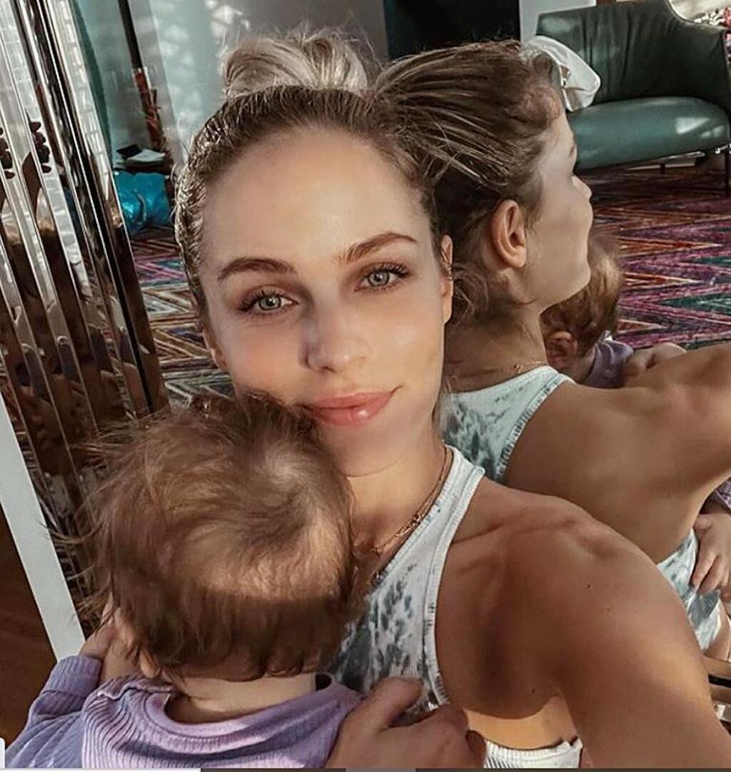 Ivana Gáborík s dcérkou