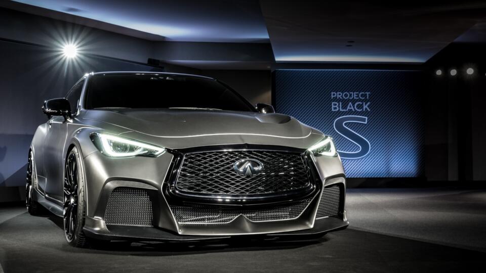 Infiniti Q60 Project Black S z minulého roku patrí k najnovším výtvorom londýnskeho štúdia Nissan Design Europe.
