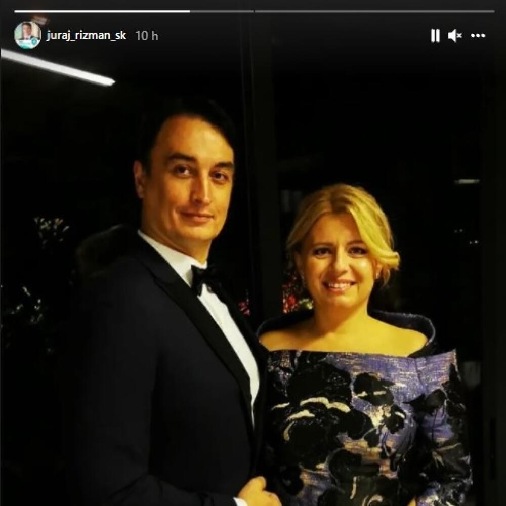 Zuzana Čaputová prišla aj s partnerom Jurajom Rizmanom.