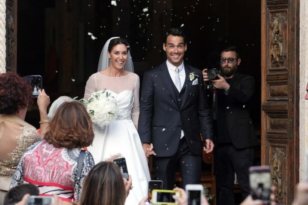 Flavia Pennettová a Fabio Fognini sa zobrali vo svojej rodnej krajine v Taliansku.