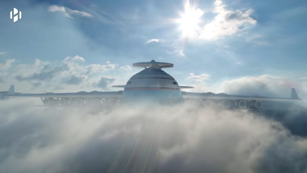 Obrovské lietadlo na nukleárny pohon - Sky Cruise