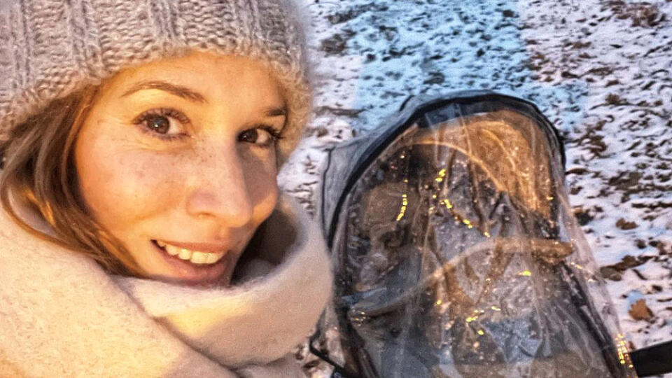 Táňa Pauhofová si s dcérkou užila prvý sneh. Na fotke doslova žiari!