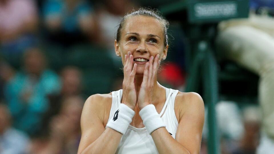 Magdaléna Rybáriková vo Wimbledone.