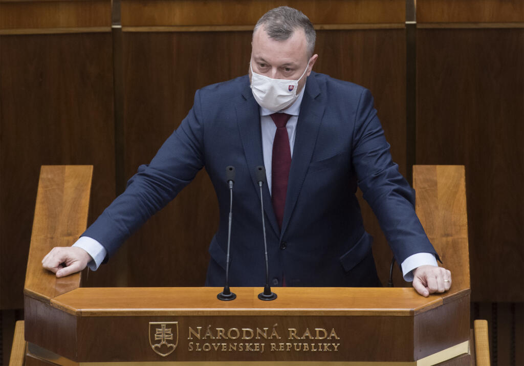 Na snímke minister práce, sociálnych vecí a rodiny SR Milan Krajniak (Sme rodina) .FOTO TASR - Martin Baumann